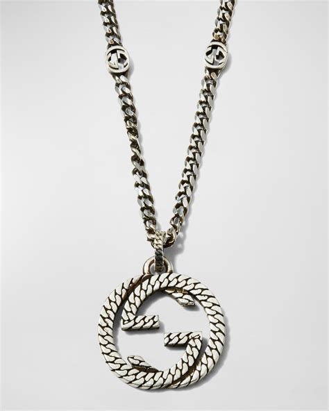 gucci men chain pendant angel